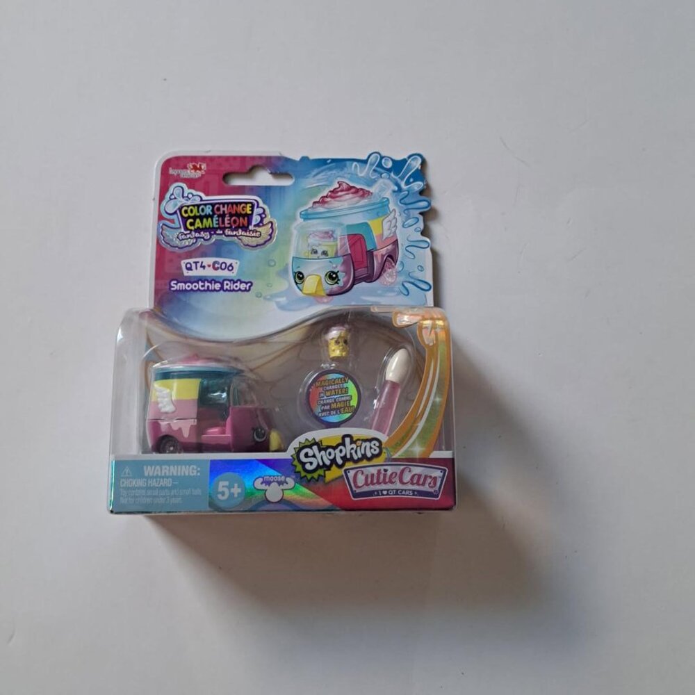 Shopkins Color Change Fantasy Cutie Cars Smoothie Rider QT4-C06 Diecast New!